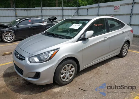 2012 Hyundai Accent Gls from USA, damaged, VIN KMHCT4AE8CU229430